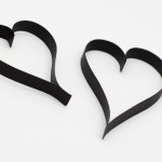 Corazones negro