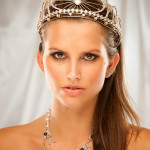 Miss universe Slovenia  2013 Sara Savnik s krono in lento – Foto
