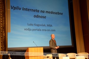 Luka Kogovšek je govoril o vplivu interneta na odnose.