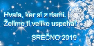 VIDEO: Želimo ti SREČNO 2019!