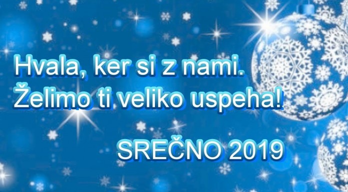 VIDEO: Želimo ti SREČNO 2019!