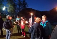 UTRINEK in FOTOGALERIJA: Gorska noč – Pohod z baklami